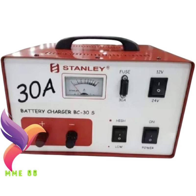 Charger Battery Aki 30A Stanley Bc 30s