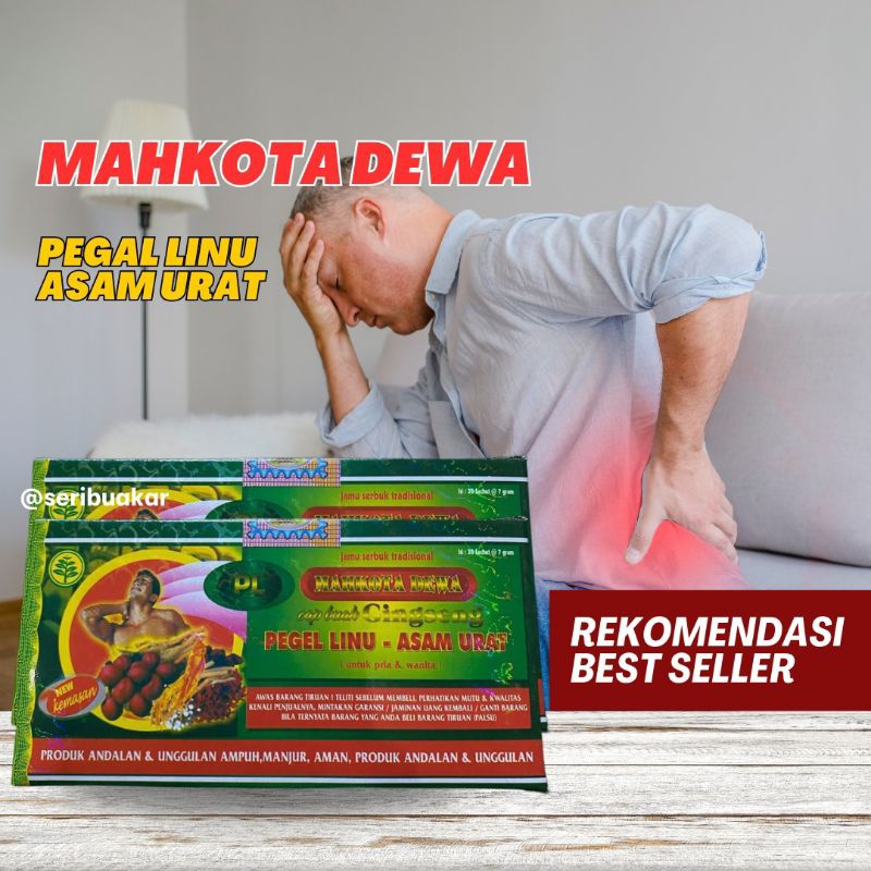 

Herbal Asam Urat Pegal Linu Mahkota Dewa Original Isi 30 Sachet