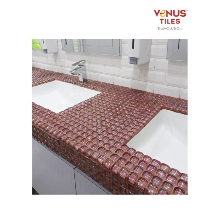 Mosaic Venus Type ICY SERIES (PERLEMBAR) - Mozaik Keramik Dinding Kamar Mandi Modern/ Mosaic Dinding
