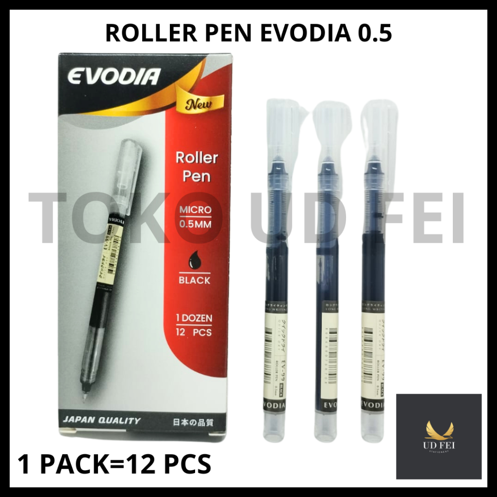 

(1 PACK=12 PCS) Bulpen Gel EVODIA / Roller Pen Evodia/ Bulpen Roller Evodia/ Bulpen Gel/ Bulpen Gel Kualitas Bagus