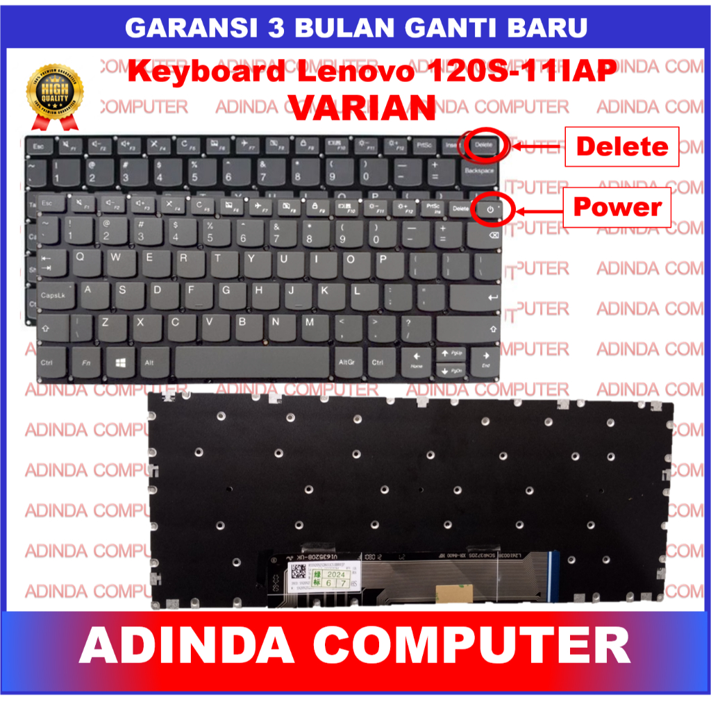 Keyboard Lenovo ideapad 120s-11iap 330-11igm 330-11 S130-11IGM Ideapad Slim 1 1-11IGL 1-11IGL05