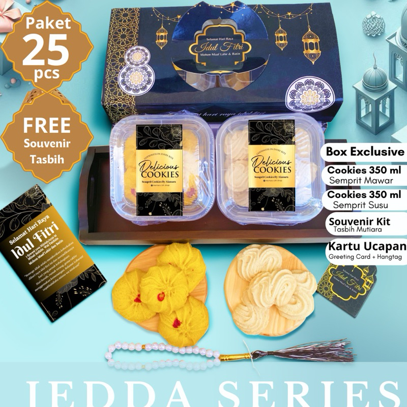 

25 pcs JEDDA | Hampers Lebaran | Hampers Lebaran Idul Fitri | Hampers Lebaran 2025 | Hampers Lebaran Idul Fitri Kue | Hampers Lebaran Idul Fitri unik murah | Hampers Lebaran murah | paket hampers lebaran | Hampers Lebaran Box | Paket Hampers Lebaran Kue