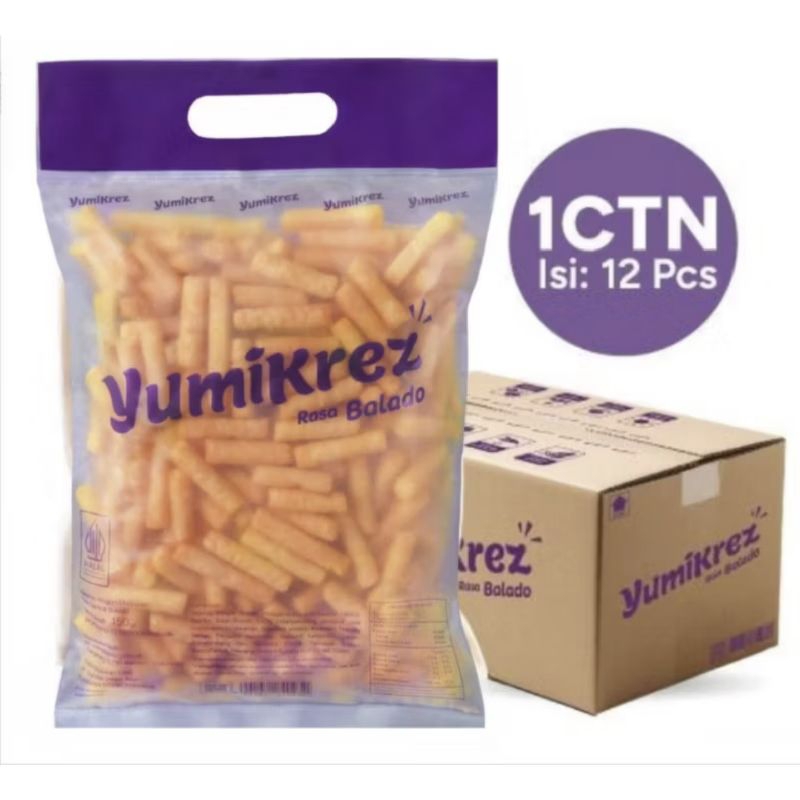 

Yumikrez Snack Stick Rasa Balado 150gr