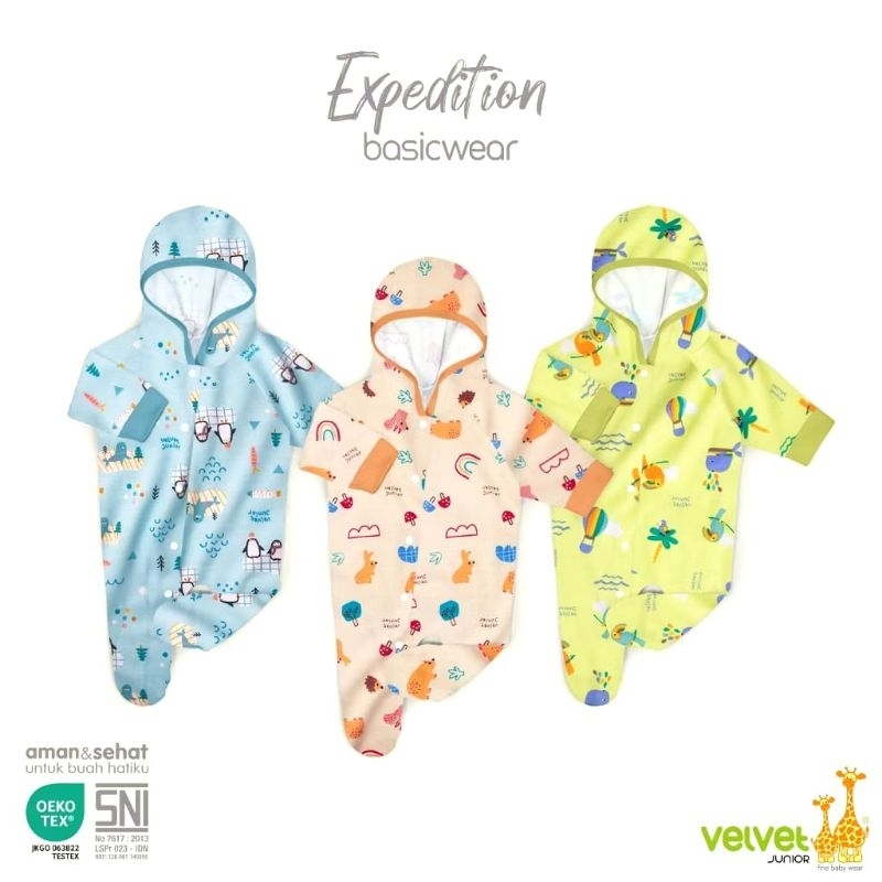 NB Jumper Topi Tutup Kaki Velvet Junior