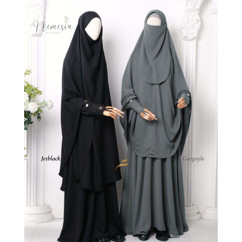 Gamis dan Khimar nemesia by Afifathin