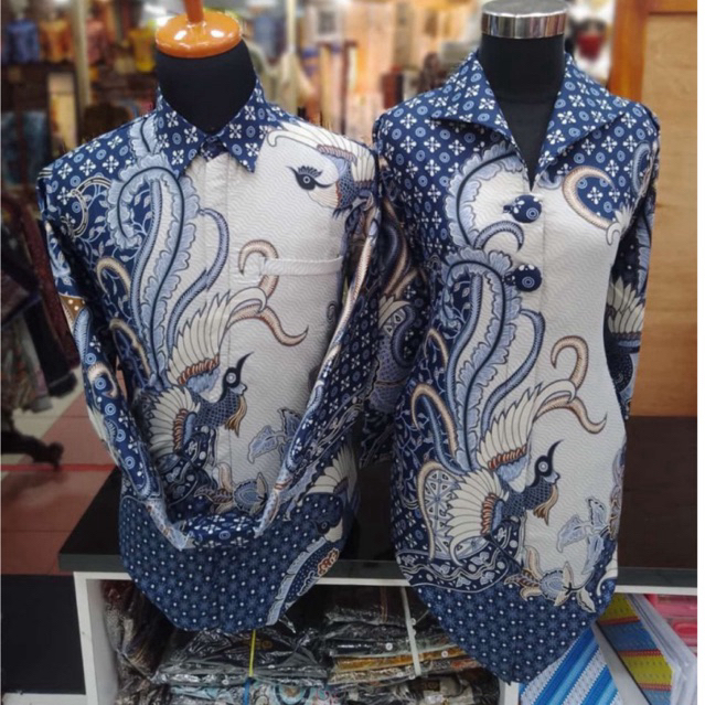 Baju batik atasan wanita batik katun solo batik pria tunik wanita
