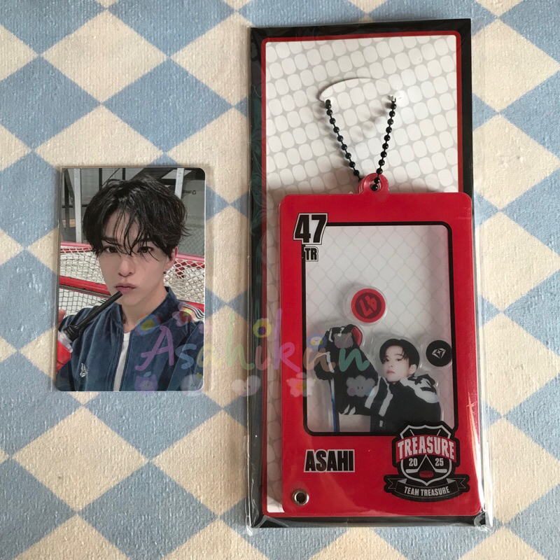 Treasure Asahi MD seasons greetings Acrylic shaker keyring