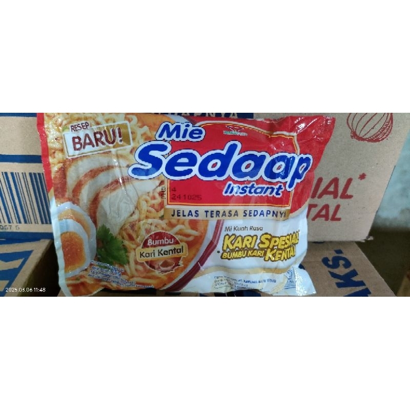 

Mie Sedap Rasa Kari Kental (1 karton : 40 pcs) ED 24 okt 25