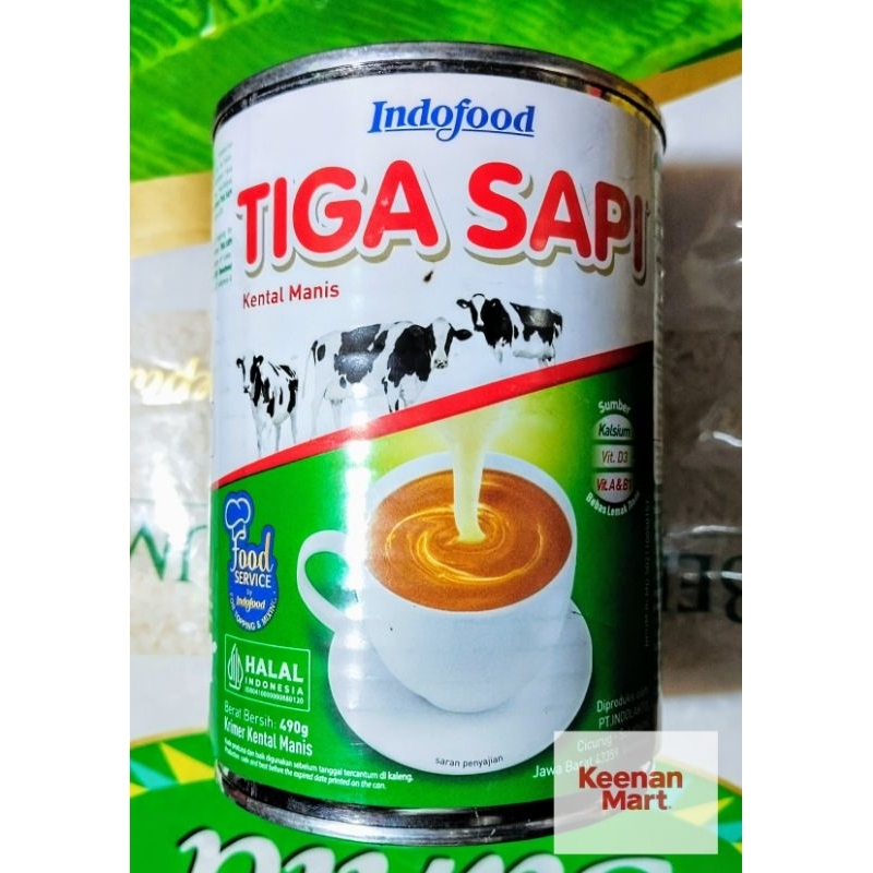 

Susu Kental Manis Tiga Sapi Indofood - 490g