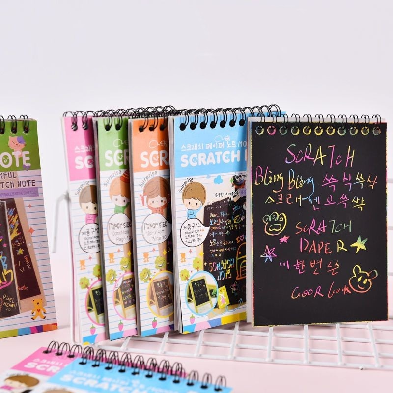 

Scratch Note Magic / Buku Gambar Gores Magic