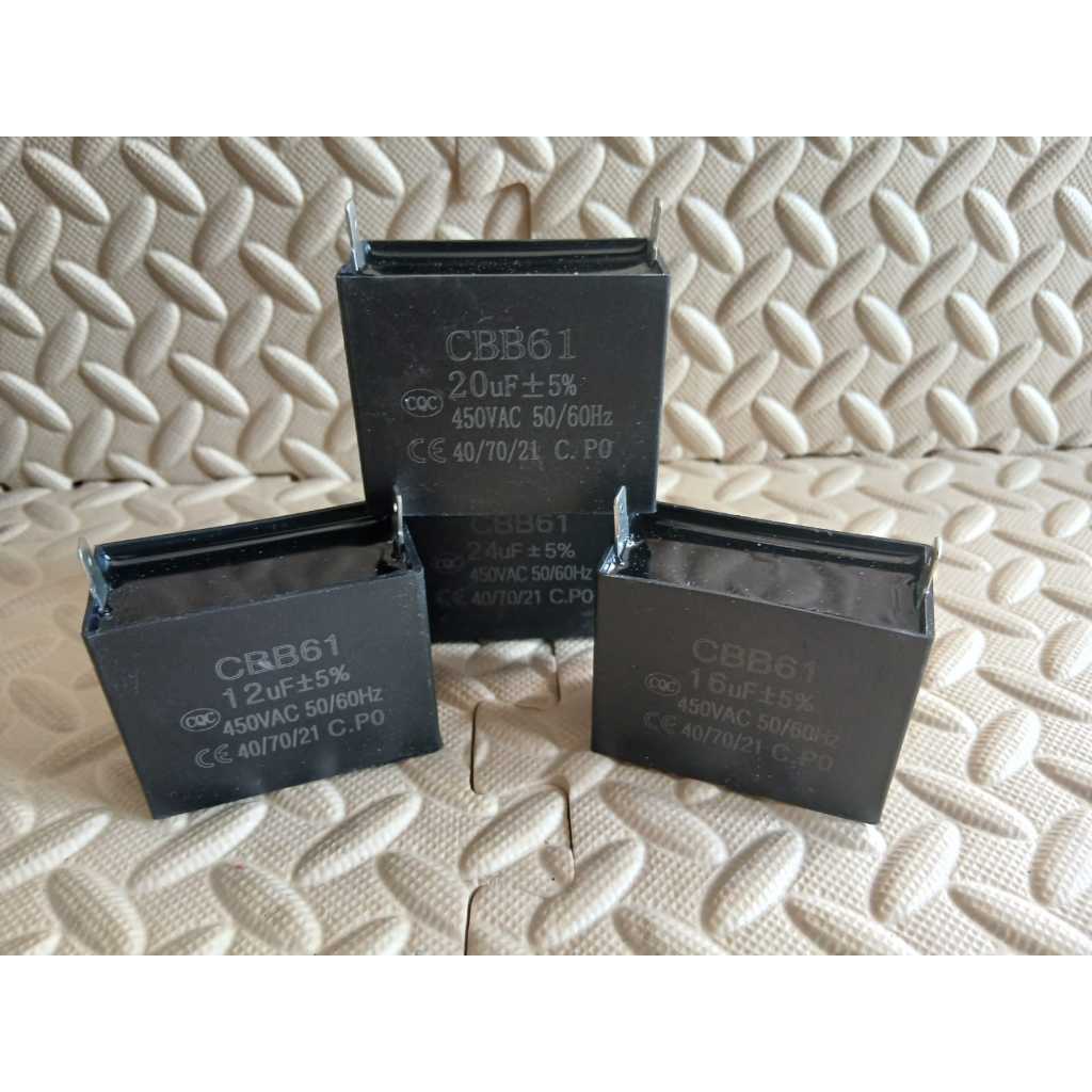Kapasitor Kotak 12uf 16uf 20uf 24uf Genset Pompa Air Sanyo