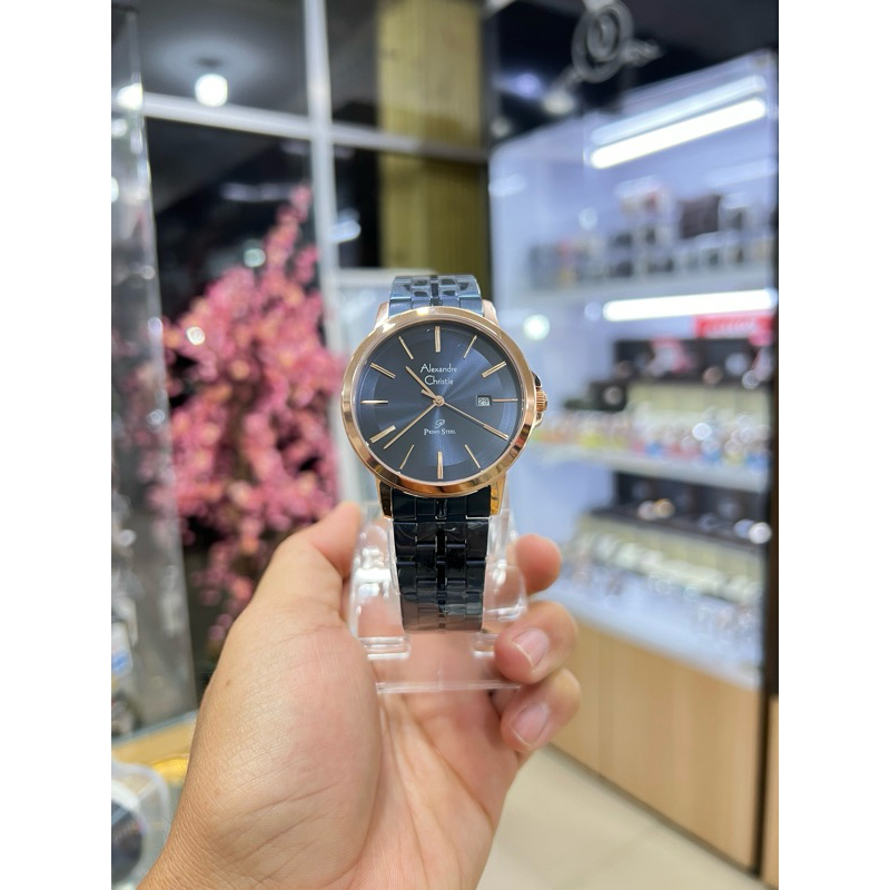 JAM TANGAN ALEXANDRE CHRISTIE PRIA SERI 1036 NAVY