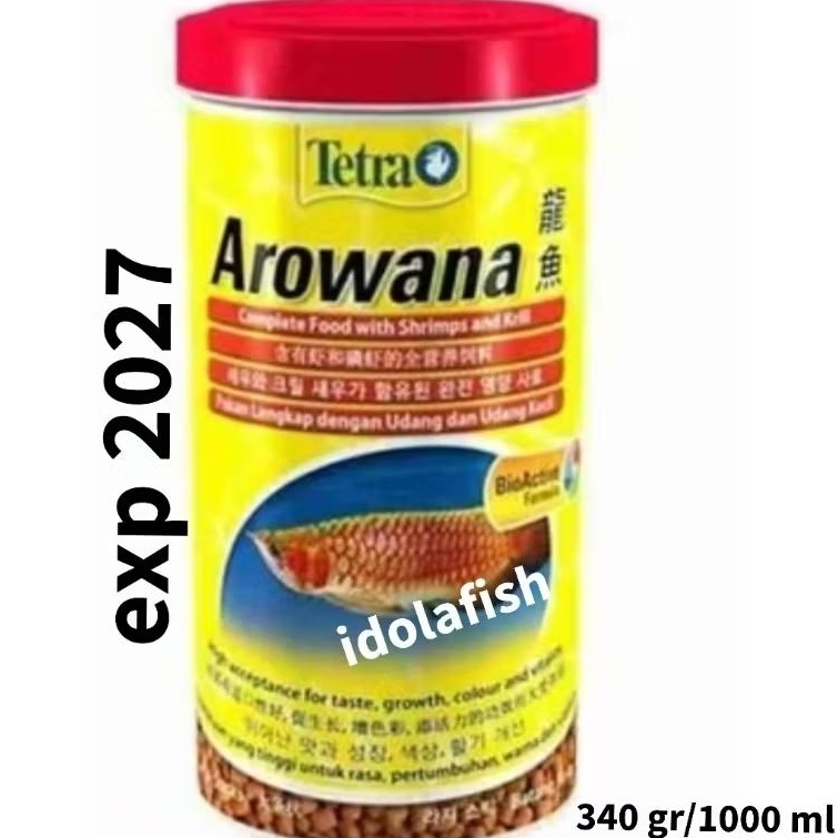Tetra Arowana 340 gr / pelet ikan arowana / pakan arowana