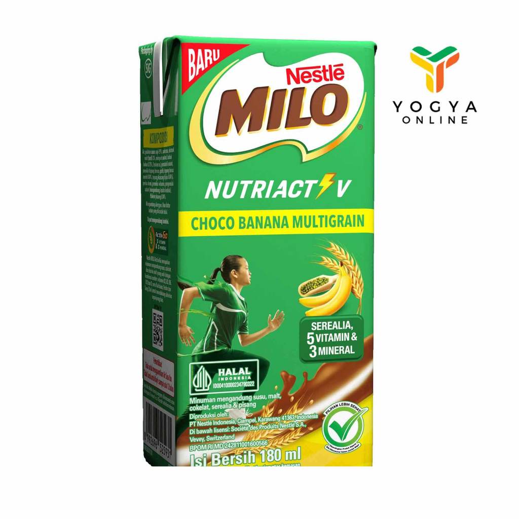 

Milo Uht Nutriactiv Choco Banana 180Ml