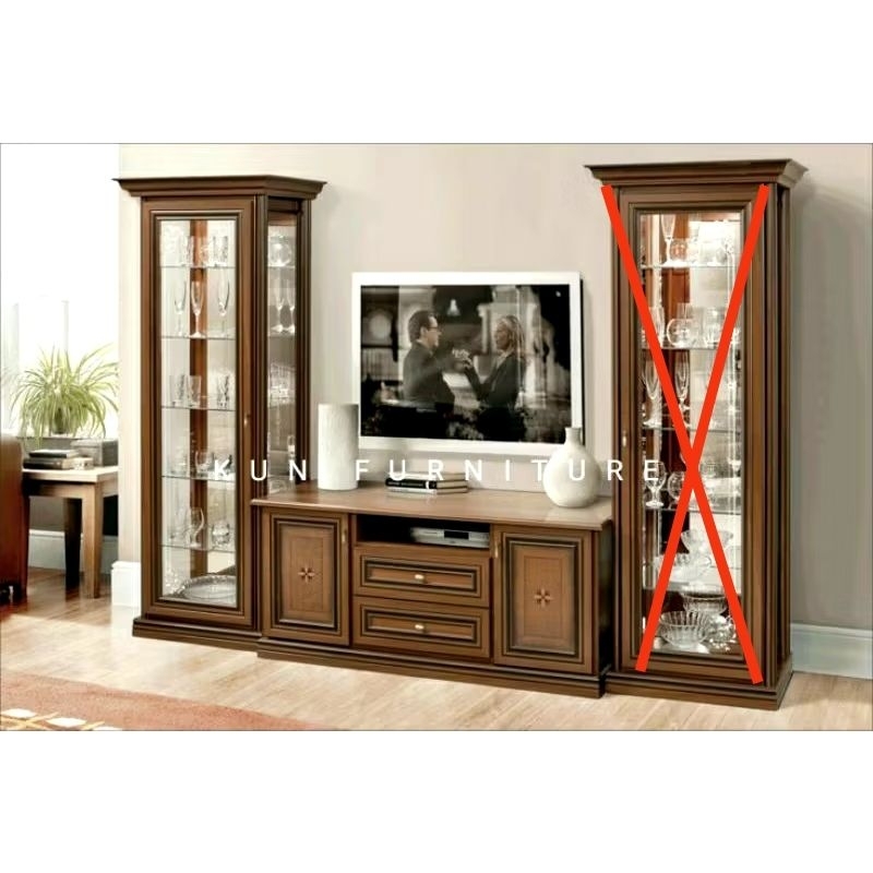 lemari tv minimalis modern kayu jati bufet tv minimalis