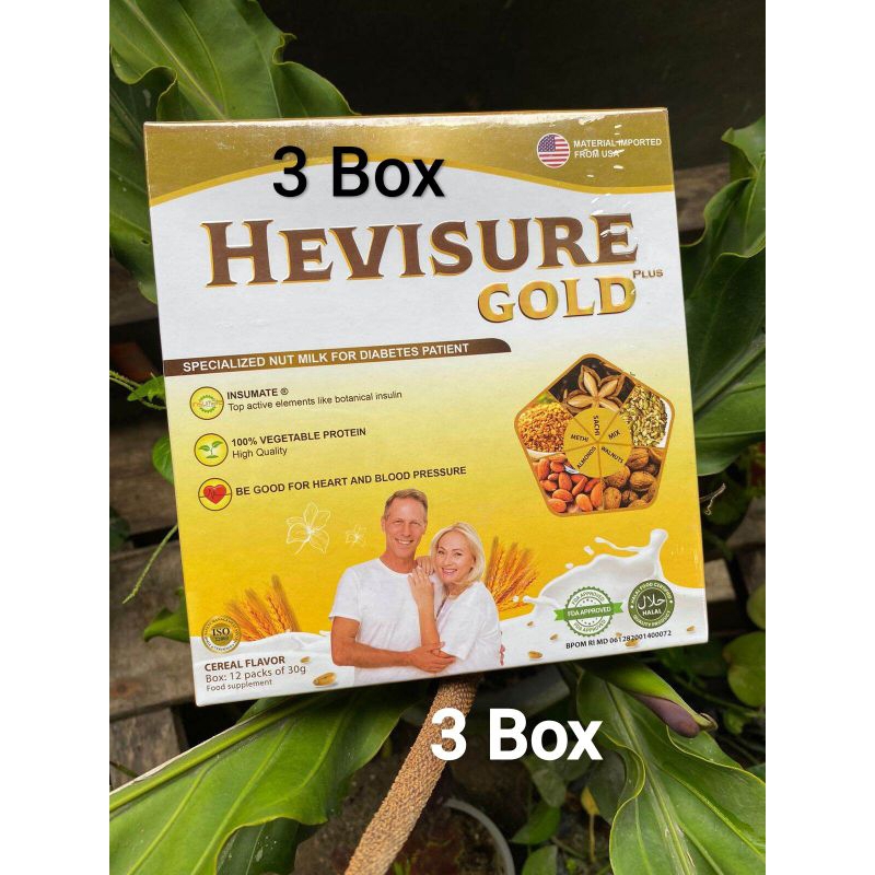 

( Terlaris 3 BOX) HEVISURE GOLD SUSU MILK OBAT DIABETES KENCING MANIS DAN GRAVILIA