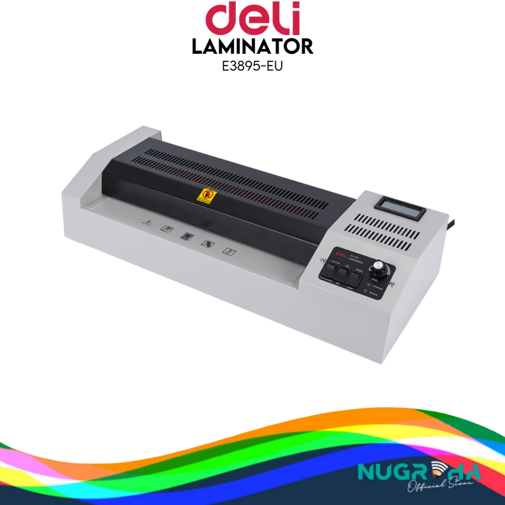 

Deli Laminator E3895-EU A3 Mesin Laminating 600 mm/Menit Garansi Resmi