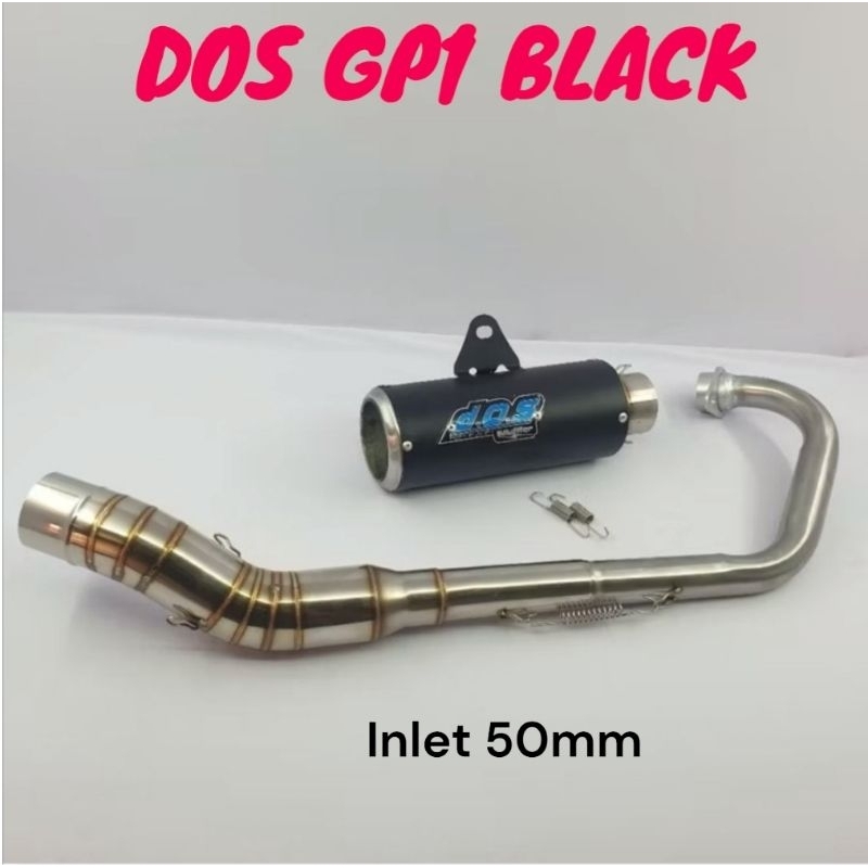 KNALPOT DOS MX KING KNALPOT DOS GP1 BLACK COTING MX NEW KNALPOT DOS MX KING KNALPOT DOS SATRIA FU VI