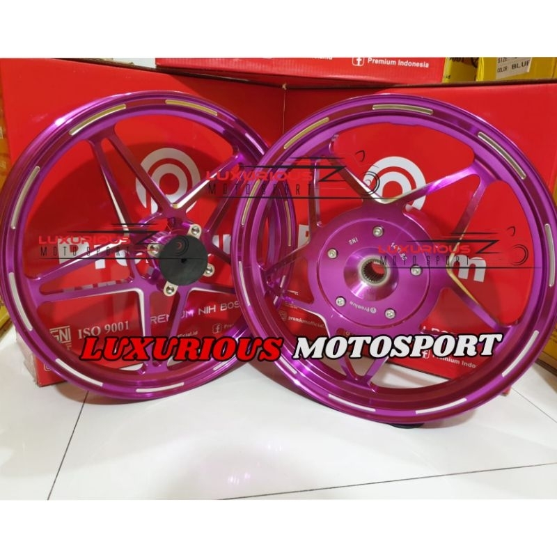 Velg Premium P5 Vario 110/ Beat/ Scoppy/ Spacy, Genio 160x14 & 185x14 Velg Premium Bintang p5 Beat/ 