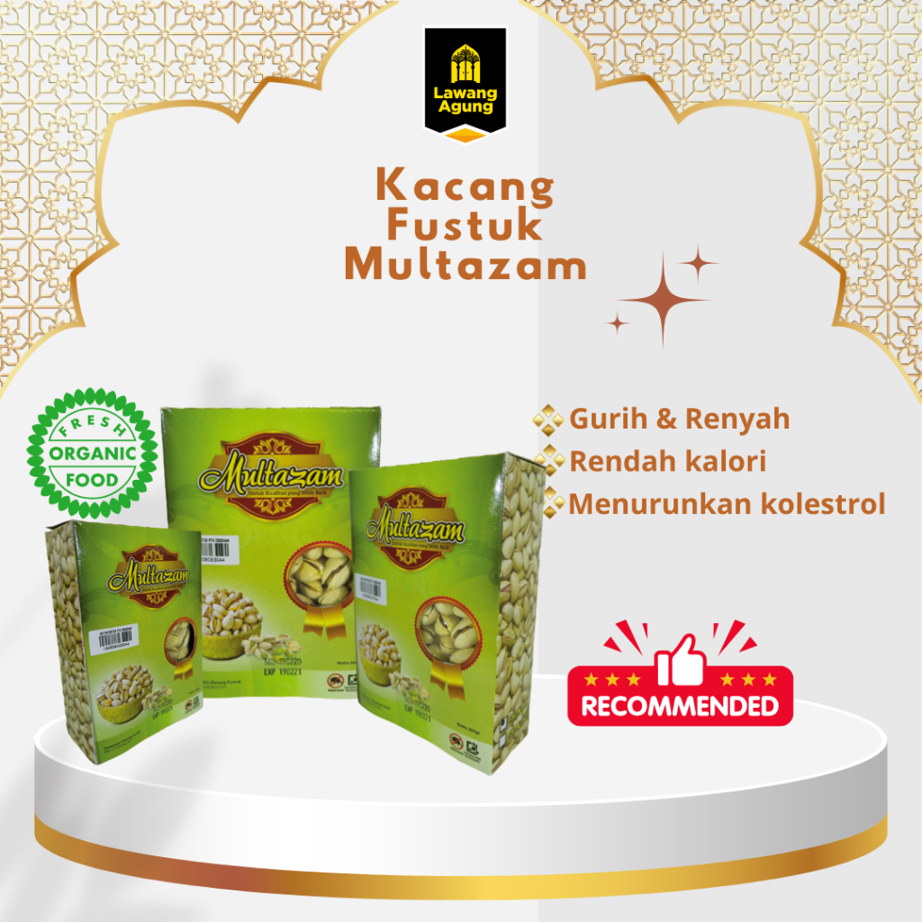 

KACANG FUSTUK/KACANG ARAB PISTACHIOS | Kacang Fustuk Pistachios Fustuck Arab 1kg | PISTACHIO ARAB | FUSTUK | KETAWA 1KG