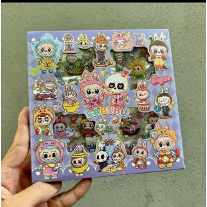 

Sticker LABUBU/Sticker Lucu Anak isi 100 pcs/Sticker Anti Air/Sticker Karakter