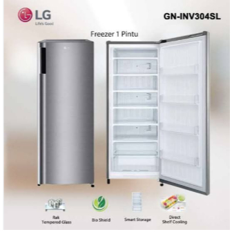LG Freezer Pintu - GN-INV304SL