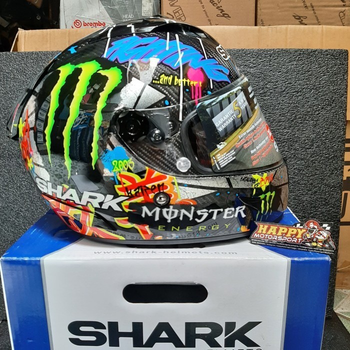 Helm fullface Shark Race R Pro Carbon LORENZO CATALUNYA GP Original