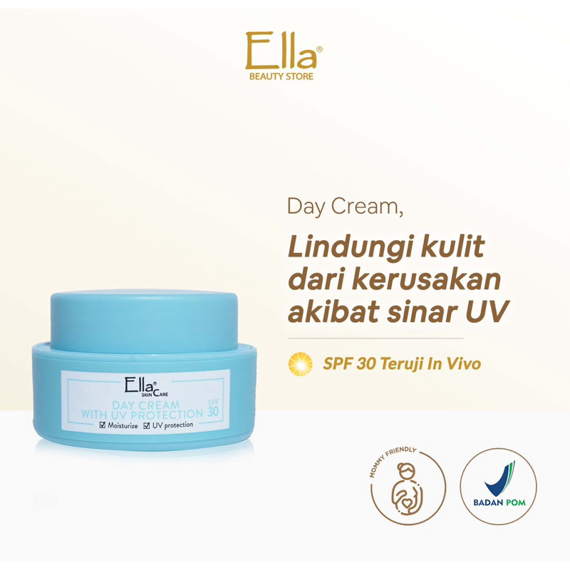ELLA Skincare Day Cream SPF 30 krim pagi untuk kulit normal