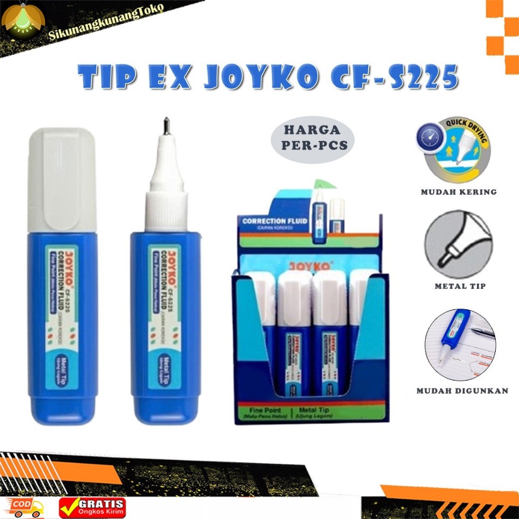 

(SKN) Correction Fluid / Tip Ex Joyko CF-S225