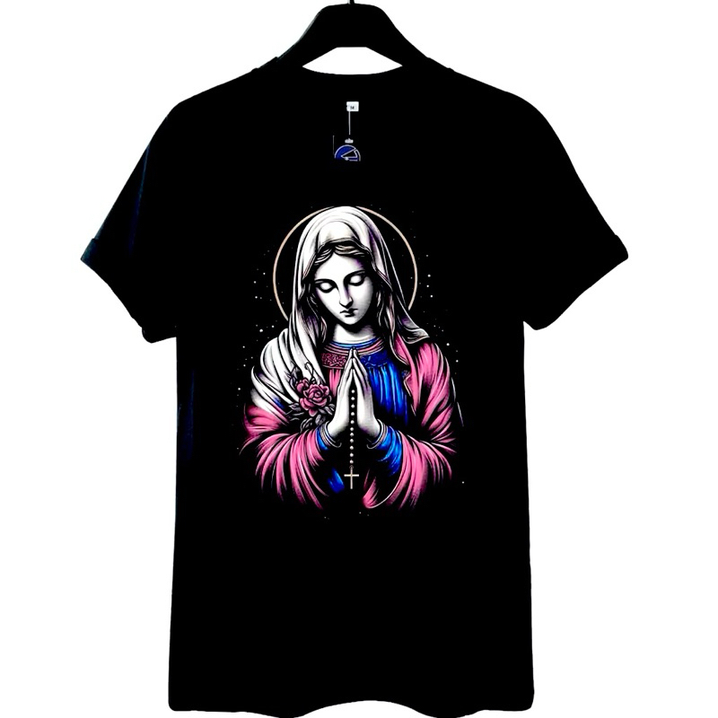 Kaos Rohani Bunda Maria Size Dewasa Big Size Jumbo Size Oversize Distro Tshirt Fashion Katun Cotton 