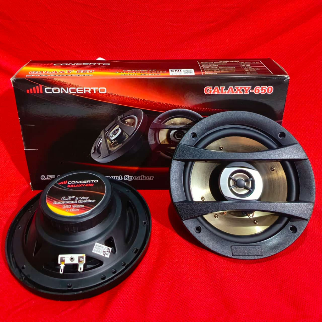 Coaxial Concerto Galaxy 650 - Coaxial 6,5 inch Speaker Coaxial