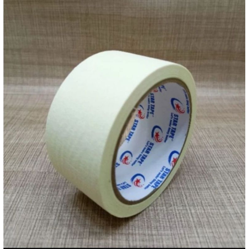 

Masking Tape / Lakban Kertas 48MM X 12M / Isolasi Kertas