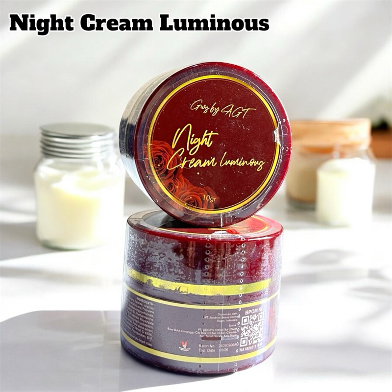 ECERAN CREAM MALAM GWS LUMINOUS GWS SKINCARE