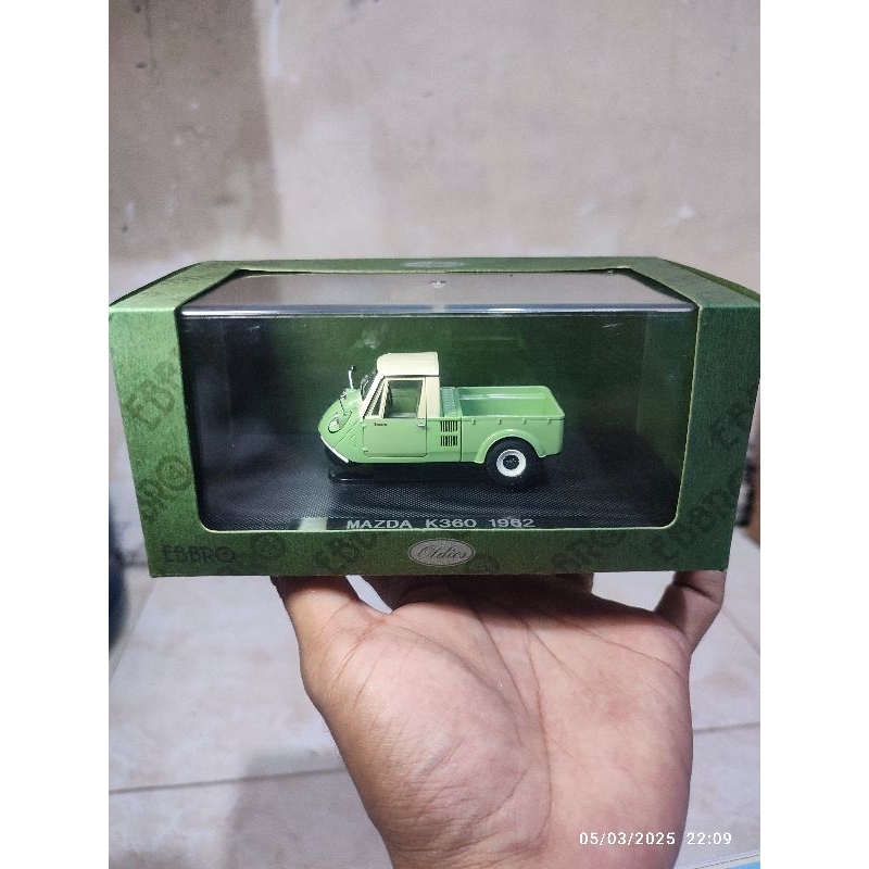 RARE MINIATUR DIECAST EBBRO OLDIES DAIHATSU MIDGET MP4 1959 BEMO BAJAJ PICK UP VINTAGE KLASIK 1/43