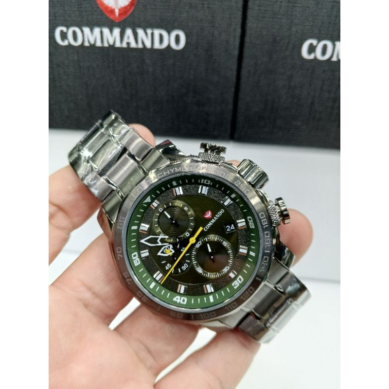 Commando CM7006G-3GDGN#CM7006G-3GDGN#Commando CM7006G#Jam tangan pria Commando CM7006G#Man watch Com