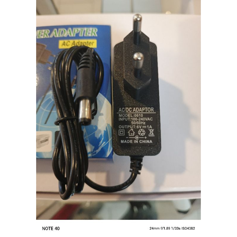 Adaptor DC 6V 1A / Adaptor 6 vol 1 ampere