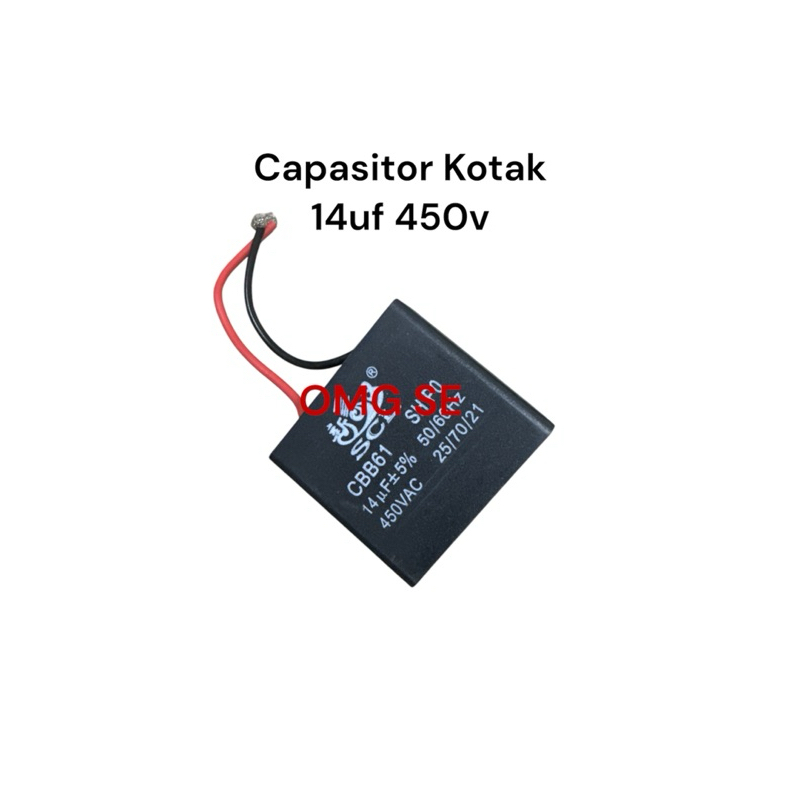 capasitor kapasitor kotak 14uf 450V