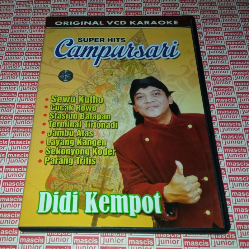 VCD Karaoke Super Hits CampurSari - Didi Kempot - Sewu Kutho V CD ORIGINAL