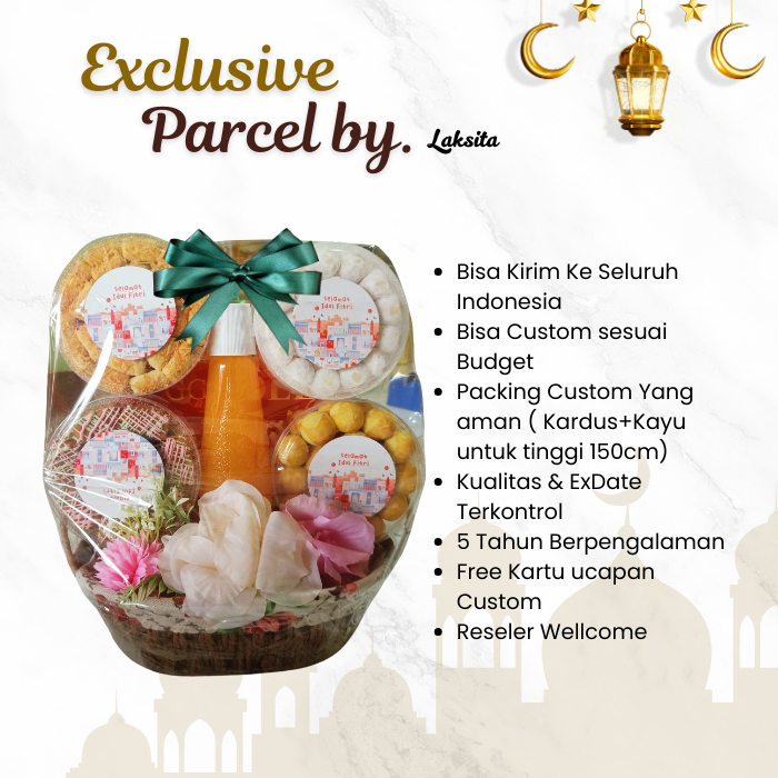 

Hampers Exclusive 2-Hampers kue kering premium promo lebaran