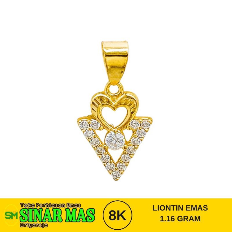 LIONTIN EMAS 8 KARAT 1.16 GRAM