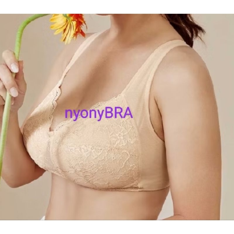 Sorella bra tanpa kawat Tencel cup jumbo C,36,38,40, N11-29863