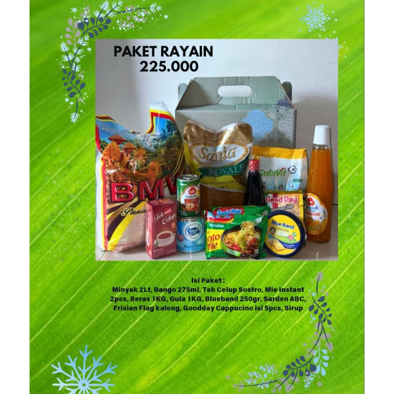 

Hampers Sembako Box Sedang