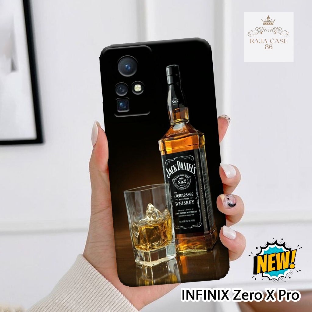 Softcase Infinix Zero x Pro - Rajacase - Case Infinix Zero x Pro - Motif Case Minuman - Case Infinix