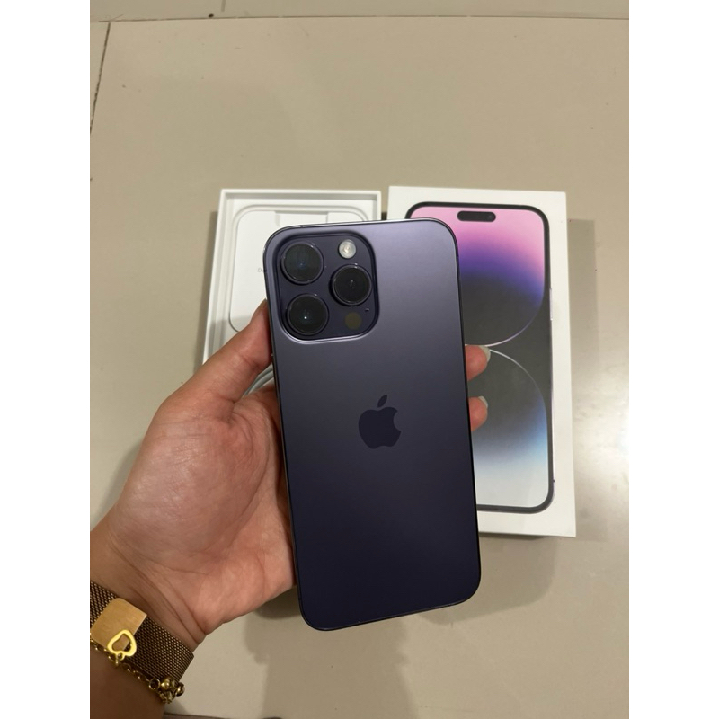 preloved Iphone 14 promax 128 gb Ibox
