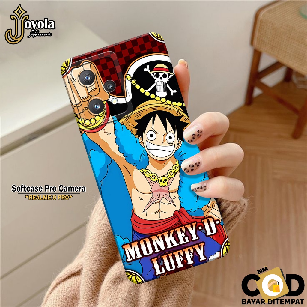 JOYOLA Case REALME 9 PRO - Fashion Case Anime - Softcase REALME 9 PRO - Pro Camera - Casing REALME 9