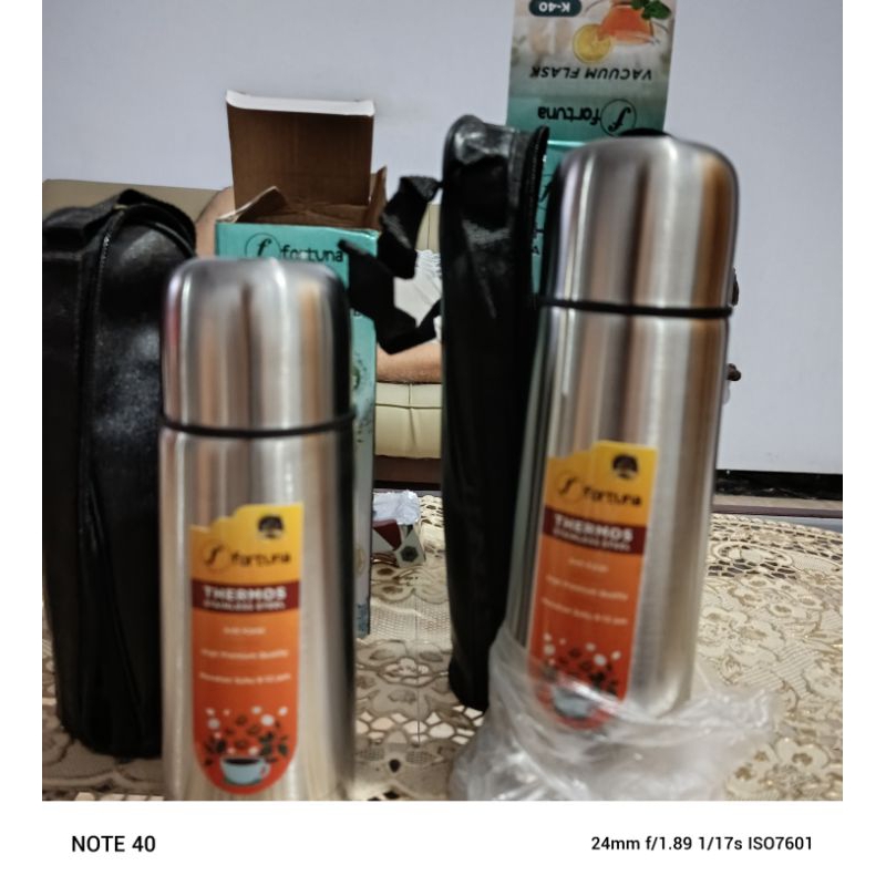 Termos Stainless panas dingin 350ml 500ml Thermos kapsul termos jalan Termos kapsul kecil termos tah