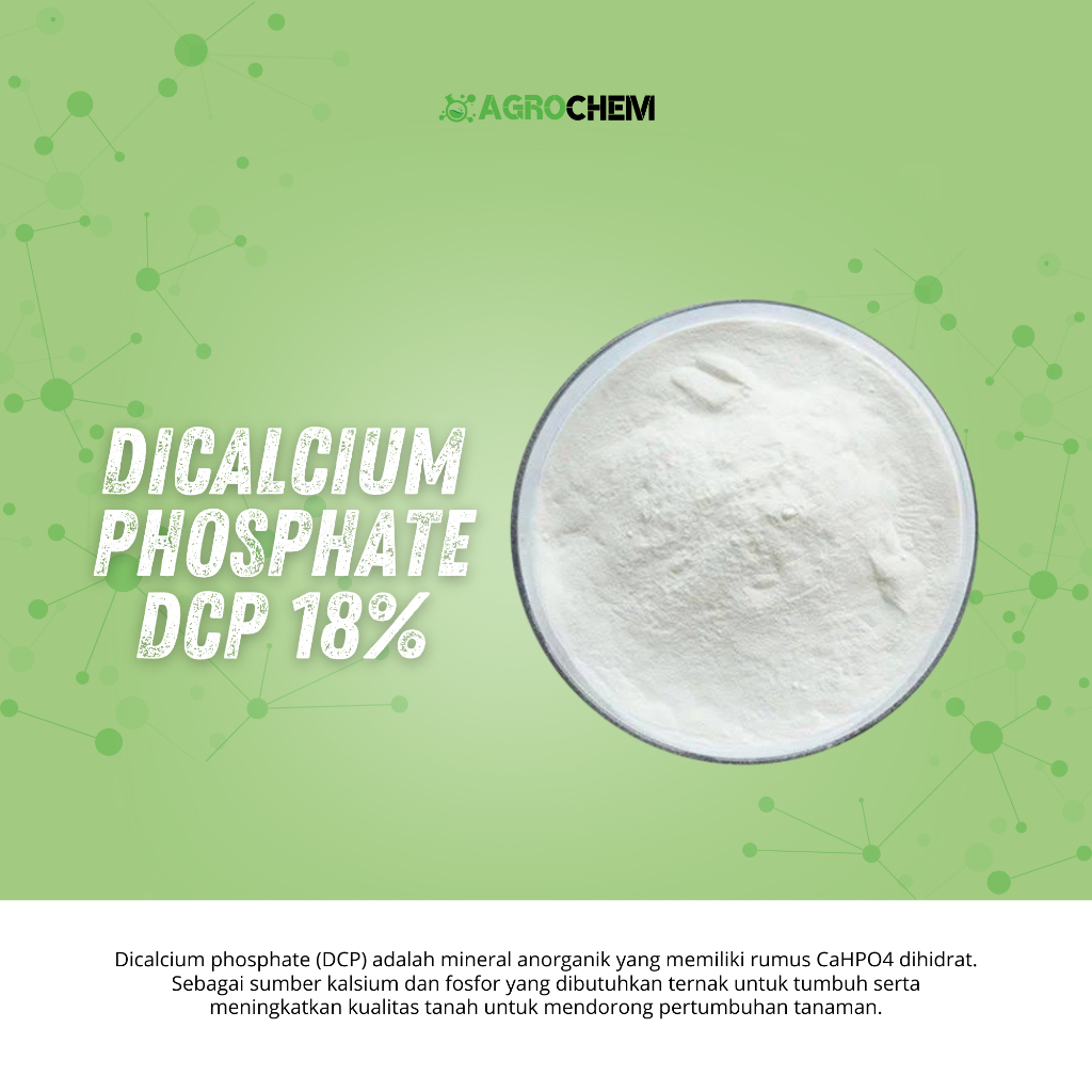 Dicalcium Phosphate DCP 18% Granular Mineral Kalsium Fosfat Hewan Ternak & Tanaman