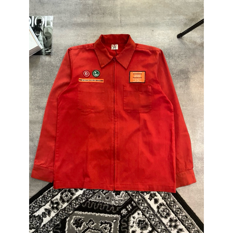 Work Jacket Jake House Red By Willpips ( kode 2A-76)