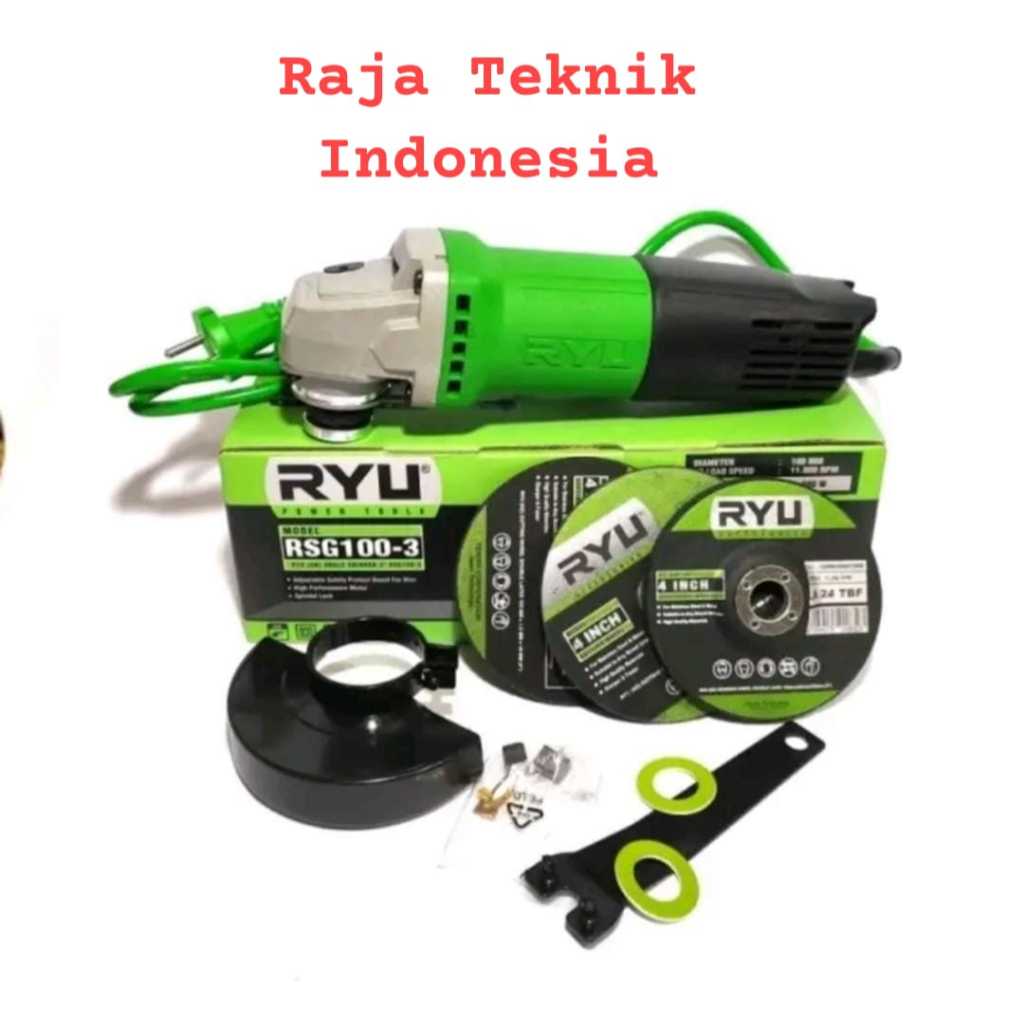 Gerinda RYU Mesin gerinda tangan listrik Original RYU Japan Technology Bergaransi Resmi