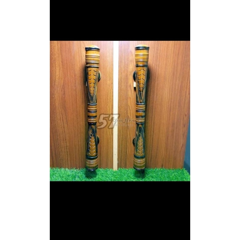 Handle pintu kayu jati, gagang pintu, tarikan pintu kayu jati asli Jepara